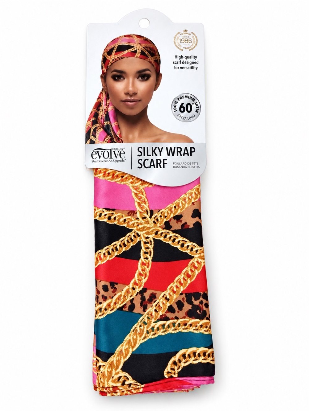 REVOLVE Silky Wrap Scarf – Pink Multi